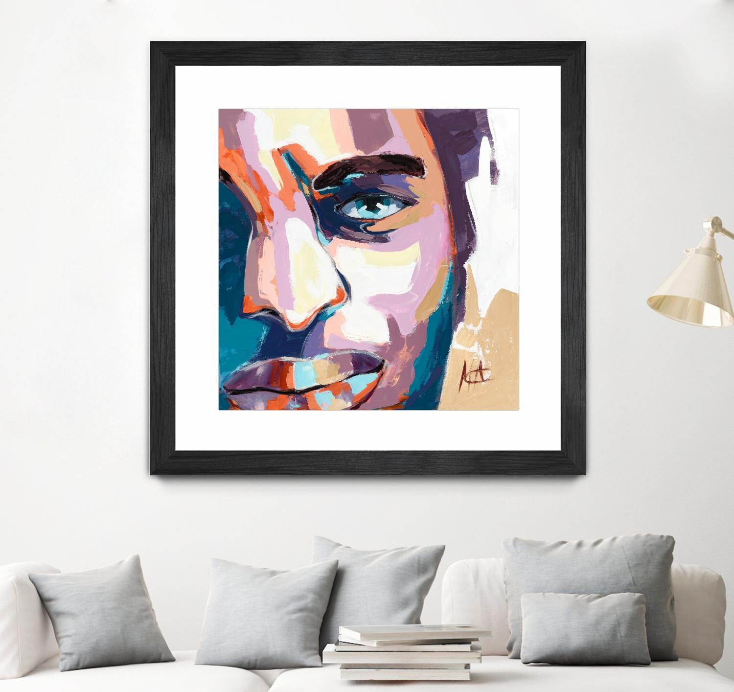 Maturité by Marc Archambault on GIANT ART - blue men and women