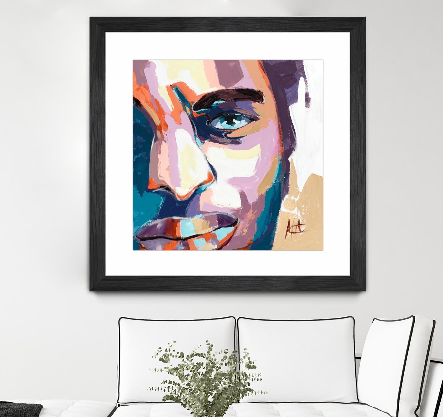 Maturité by Marc Archambault on GIANT ART - blue men and women