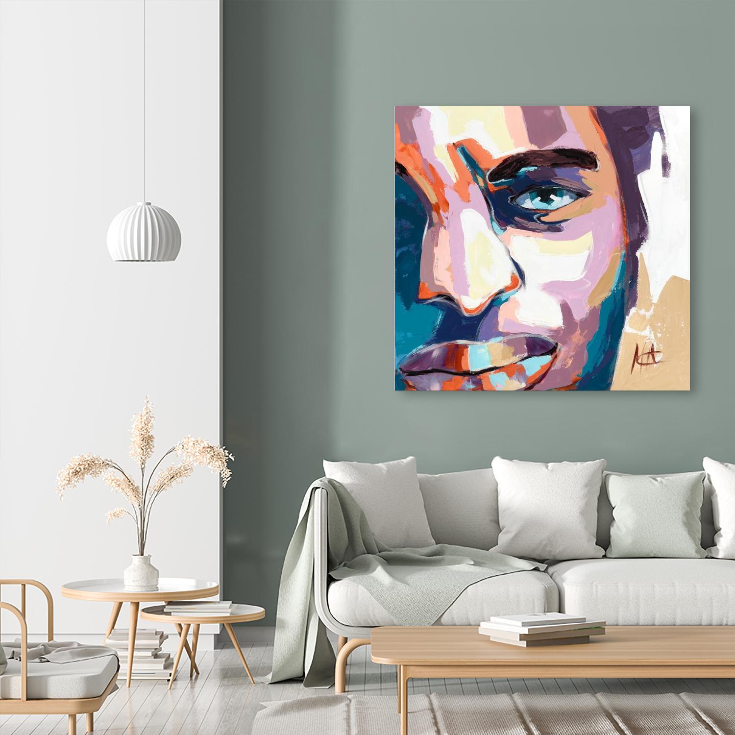 Maturité by Marc Archambault on GIANT ART - beige men and women québécois