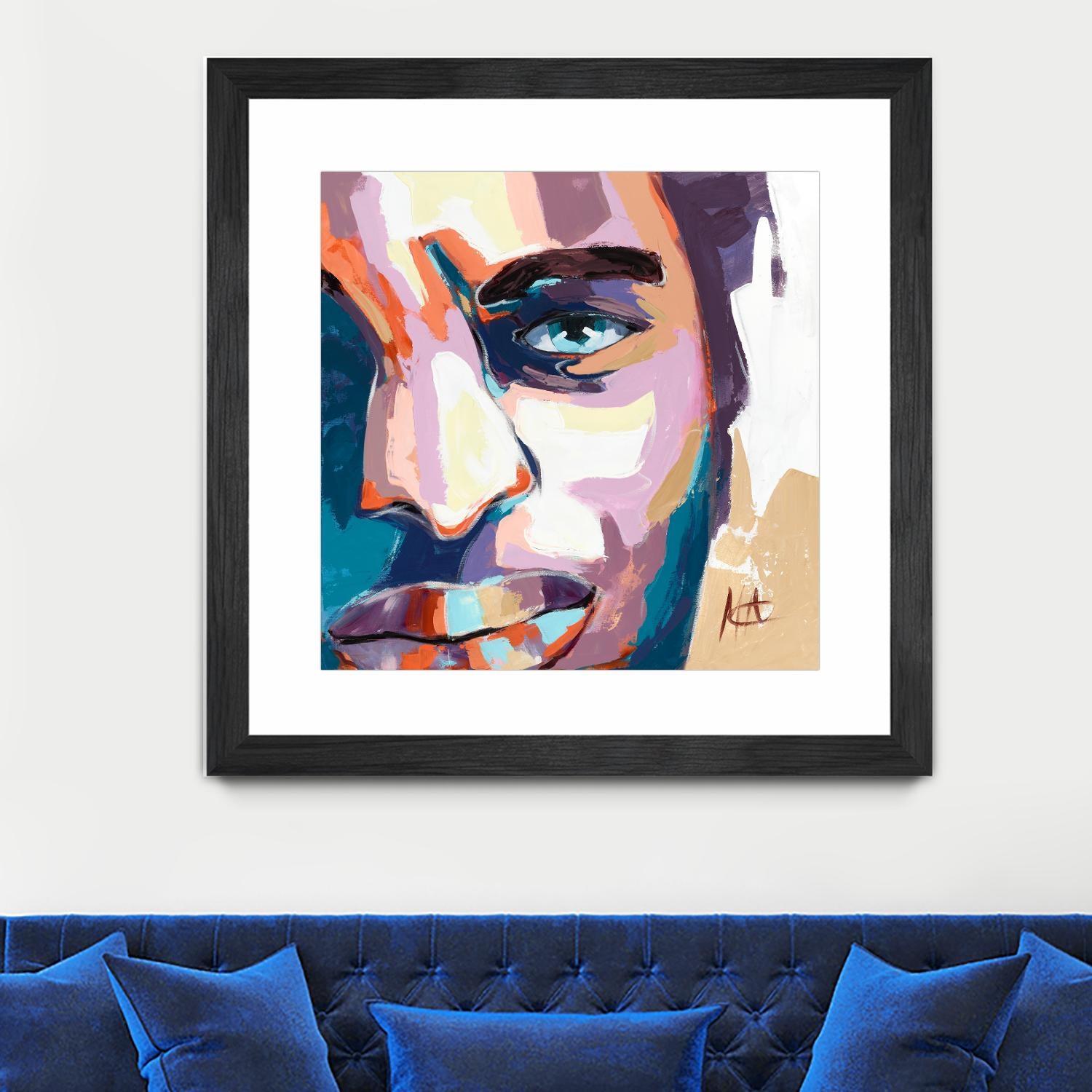 Maturité by Marc Archambault on GIANT ART - blue men and women