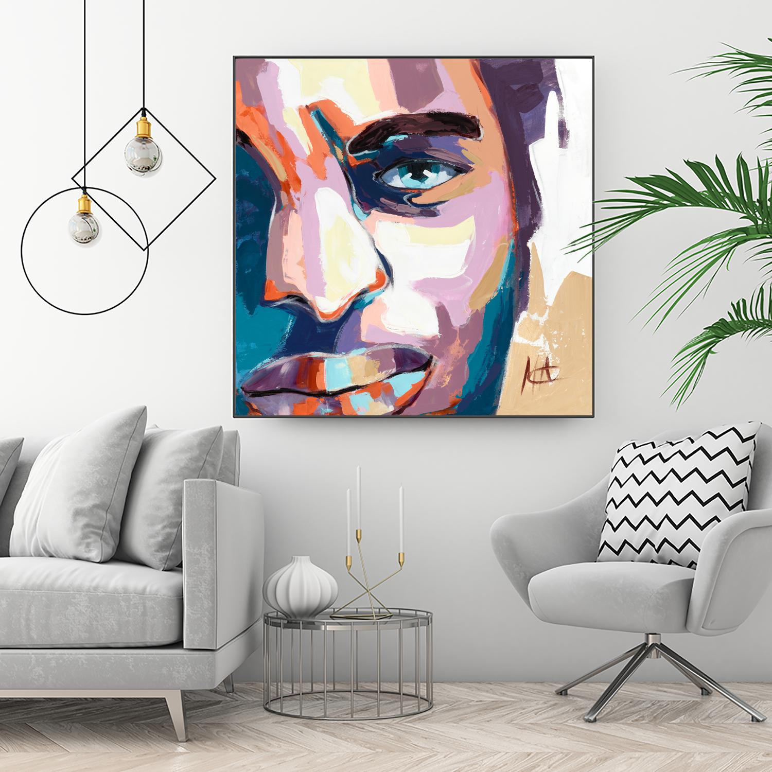 Maturité by Marc Archambault on GIANT ART - blue men and women