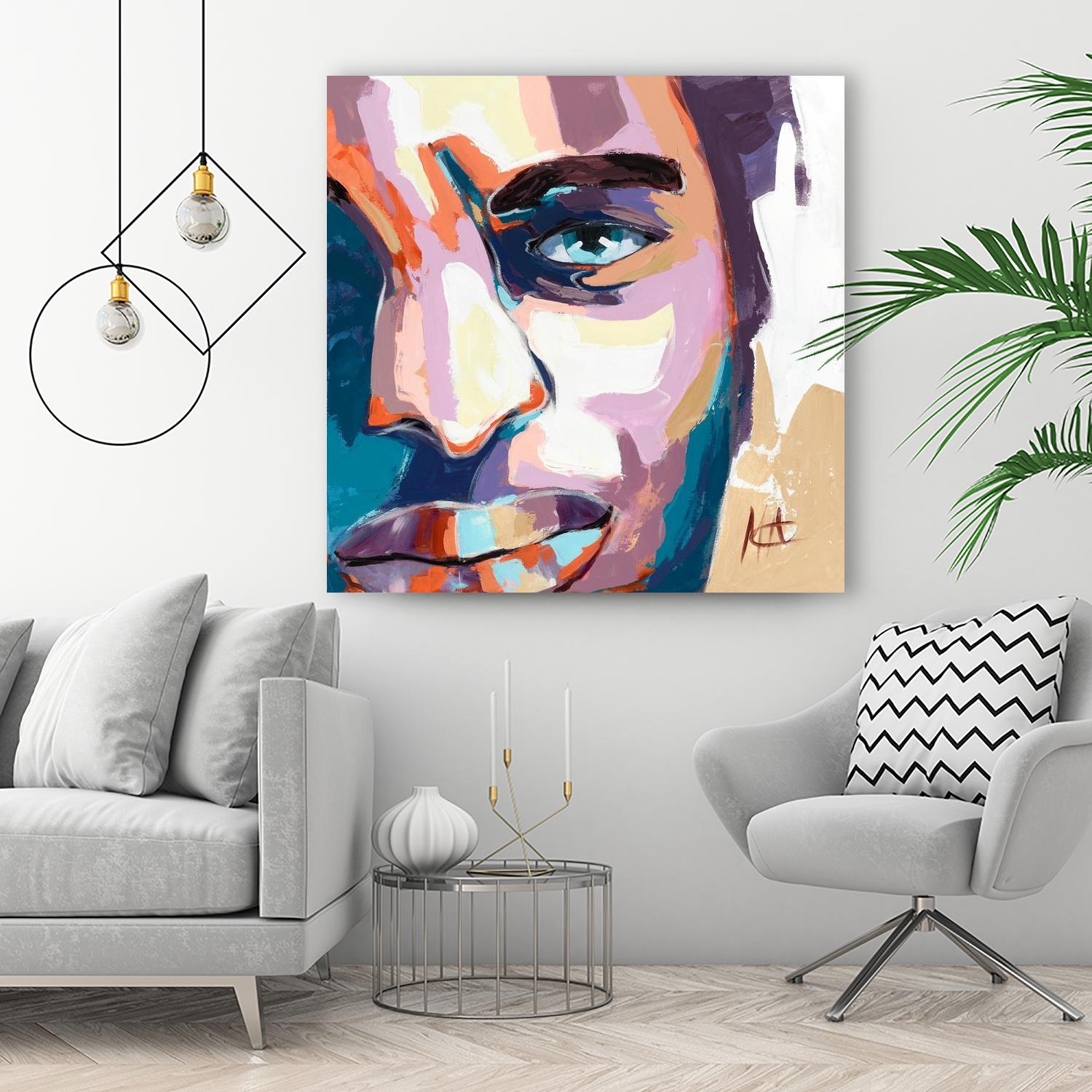 Maturité by Marc Archambault on GIANT ART - beige men and women québécois