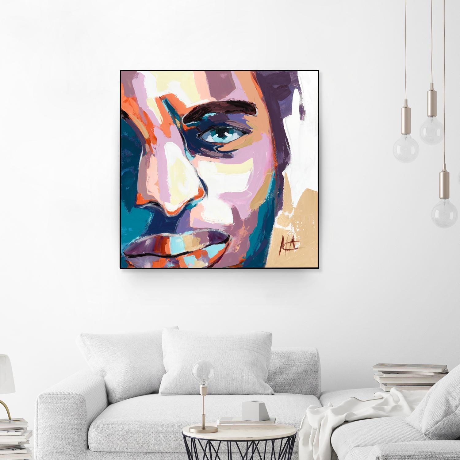 Maturité by Marc Archambault on GIANT ART - blue men and women