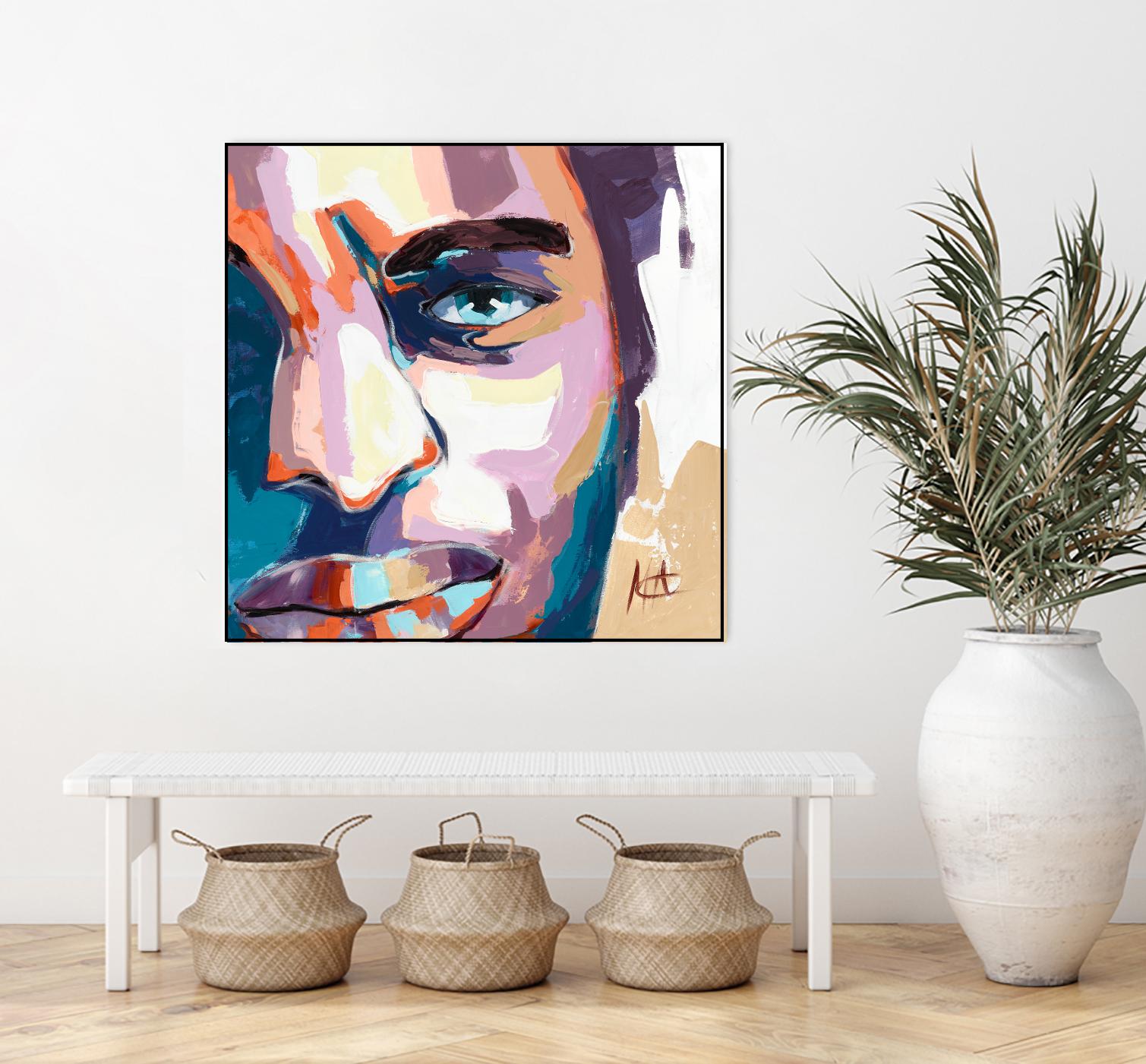 Maturité by Marc Archambault on GIANT ART - blue men and women