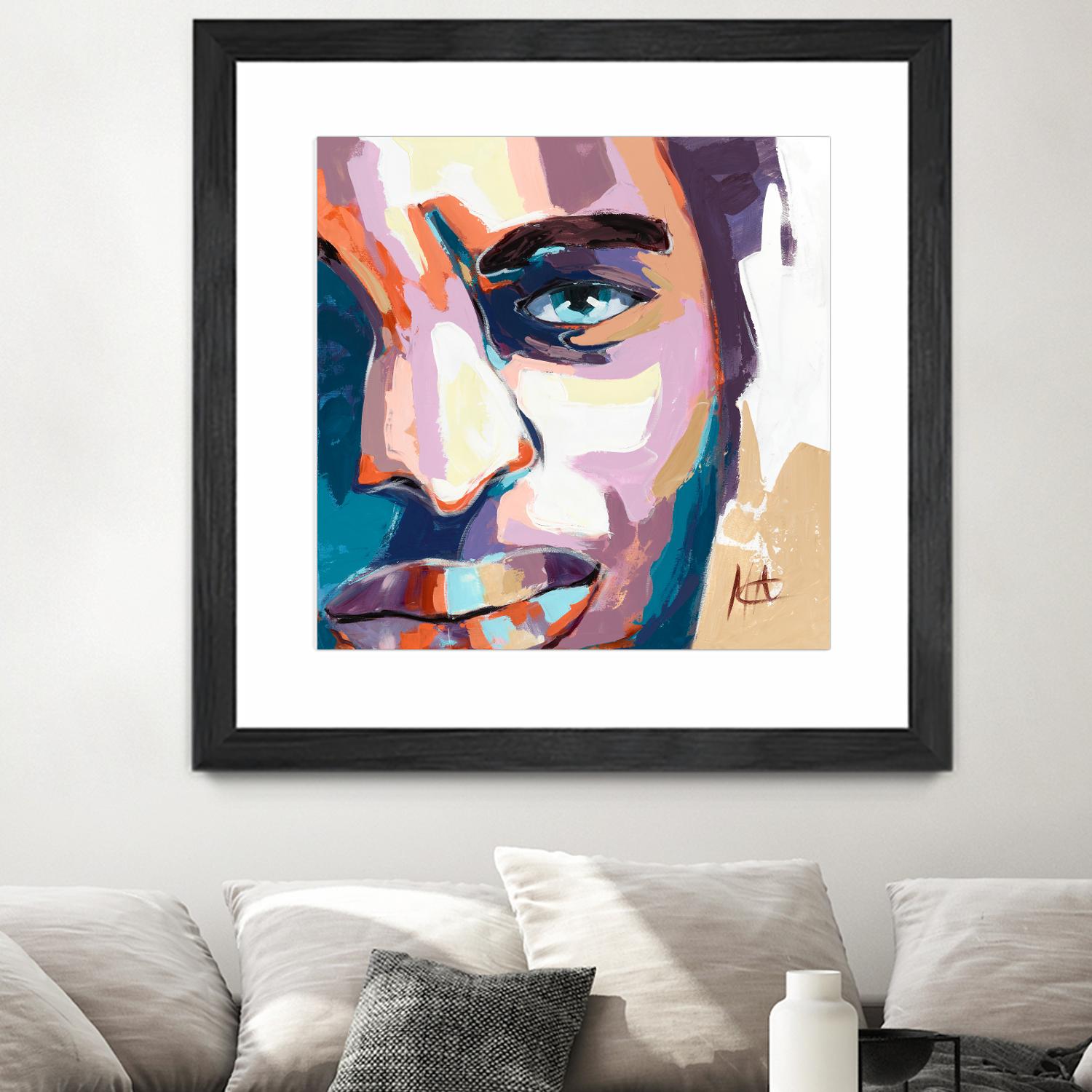 Maturité by Marc Archambault on GIANT ART - blue men and women