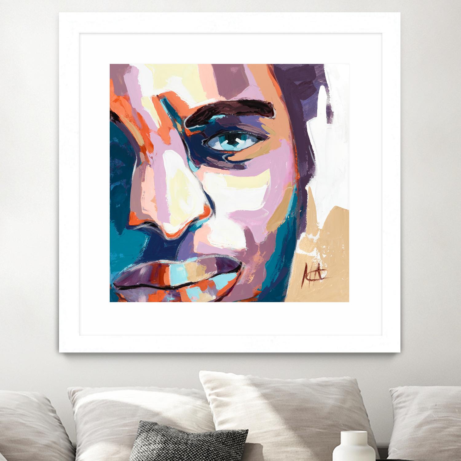 Maturité by Marc Archambault on GIANT ART - blue men and women