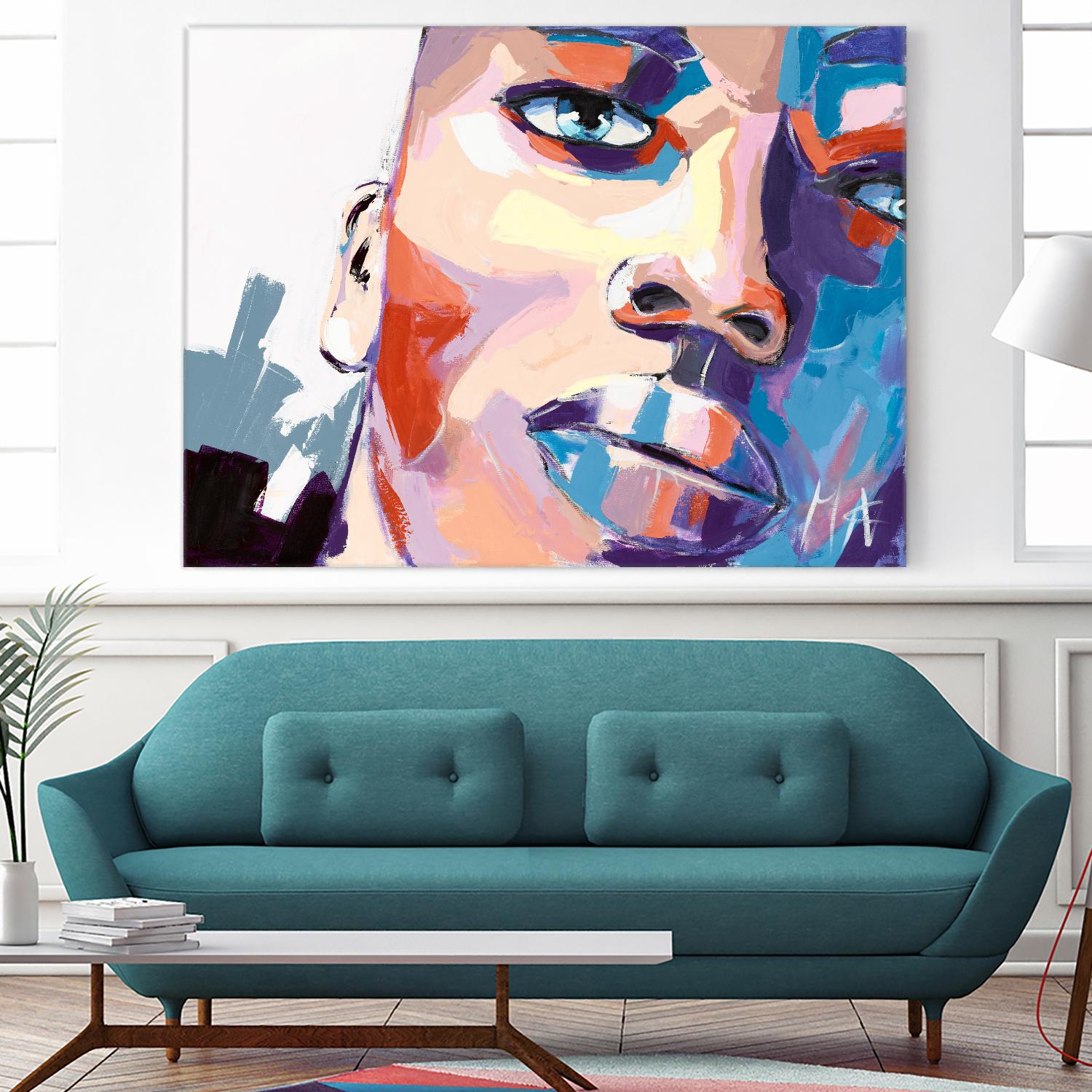 Confiant by Marc Archambault on GIANT ART - beige men and women