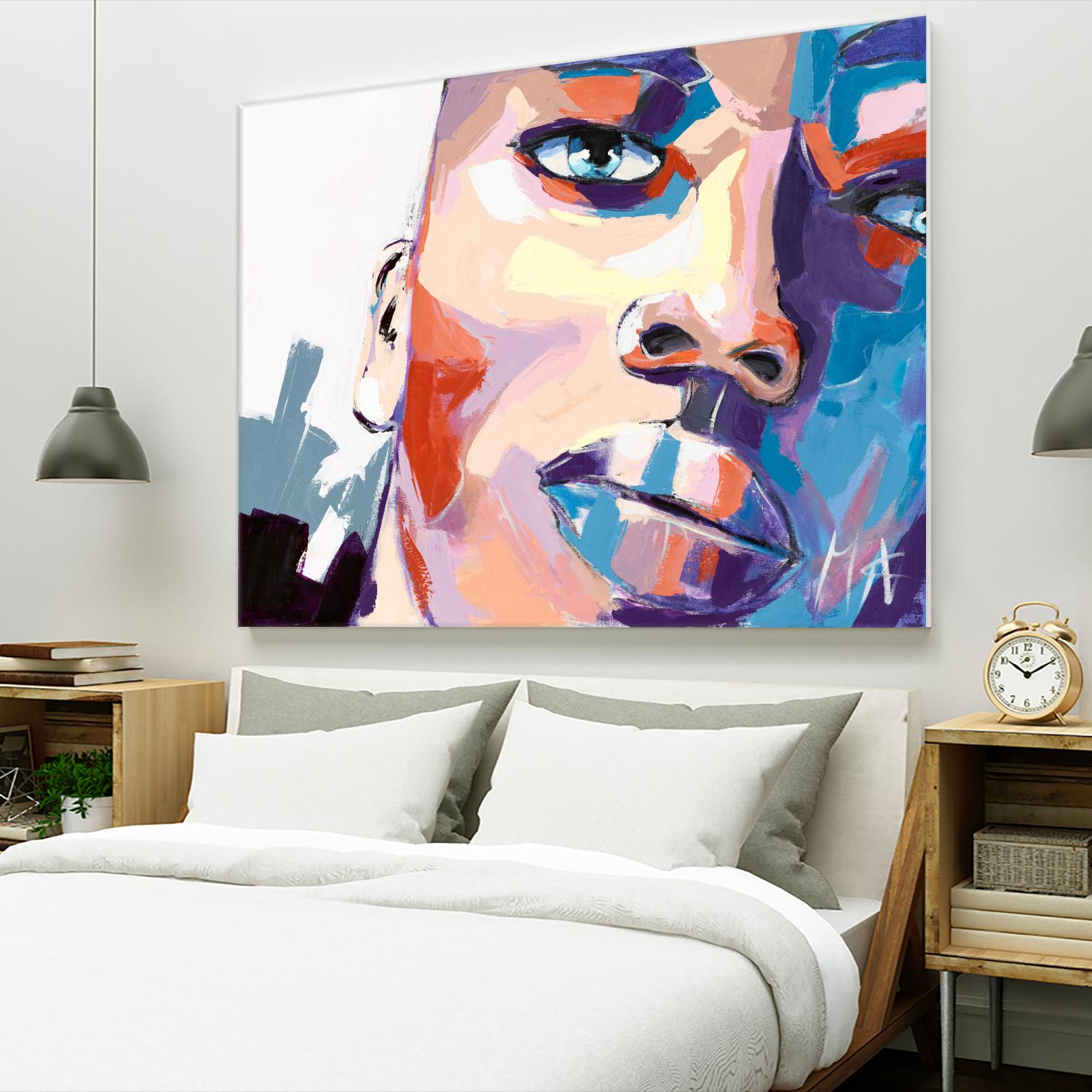 Confiant by Marc Archambault on GIANT ART - beige men and women