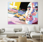 Go City I by Marc Archambault on GIANT ART - beige men and women