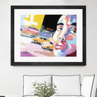 Go City I by Marc Archambault on GIANT ART - beige men and women