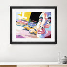 Go City I by Marc Archambault on GIANT ART - beige men and women