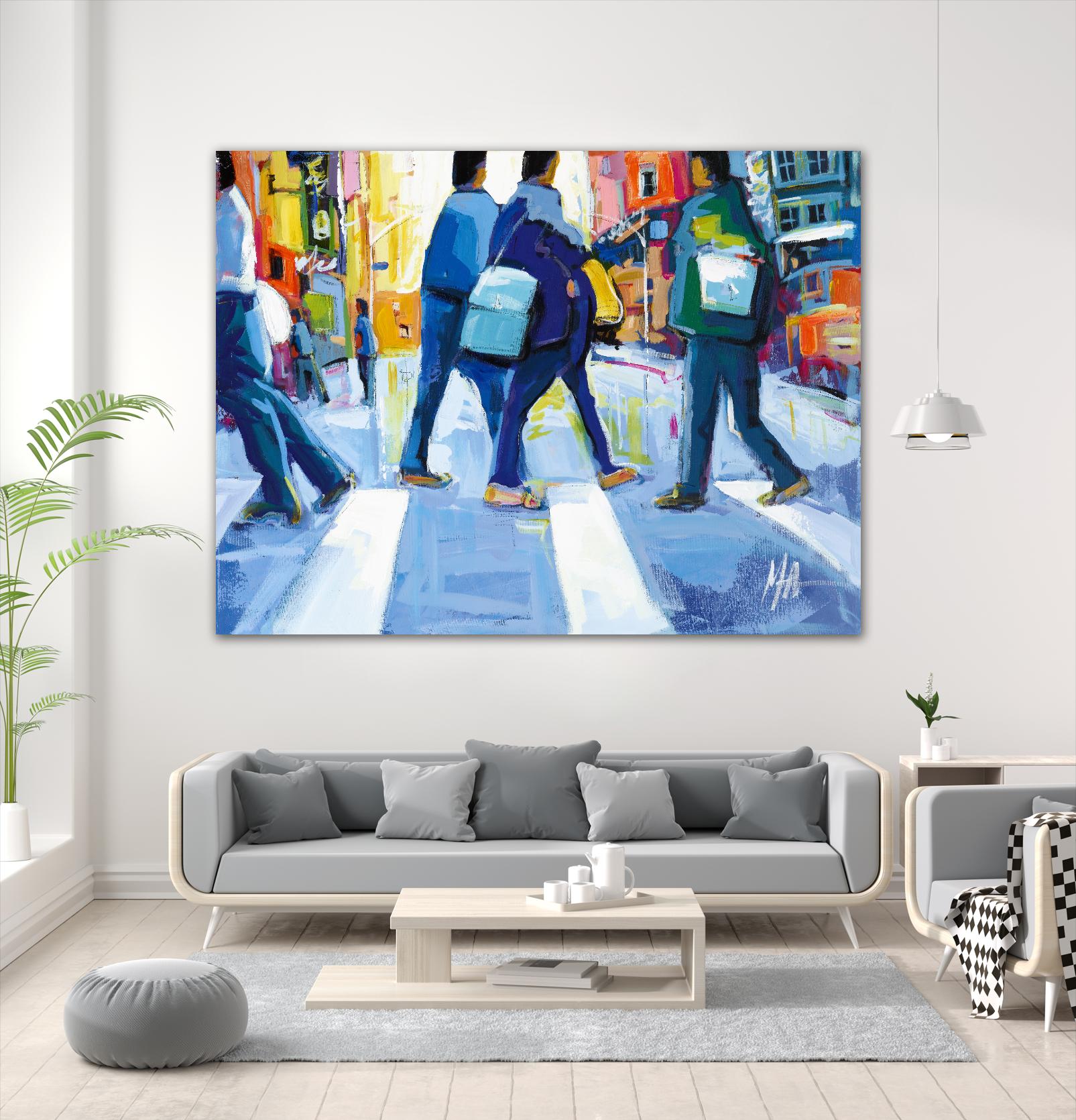 Go City III by Marc Archambault on GIANT ART - green city scene