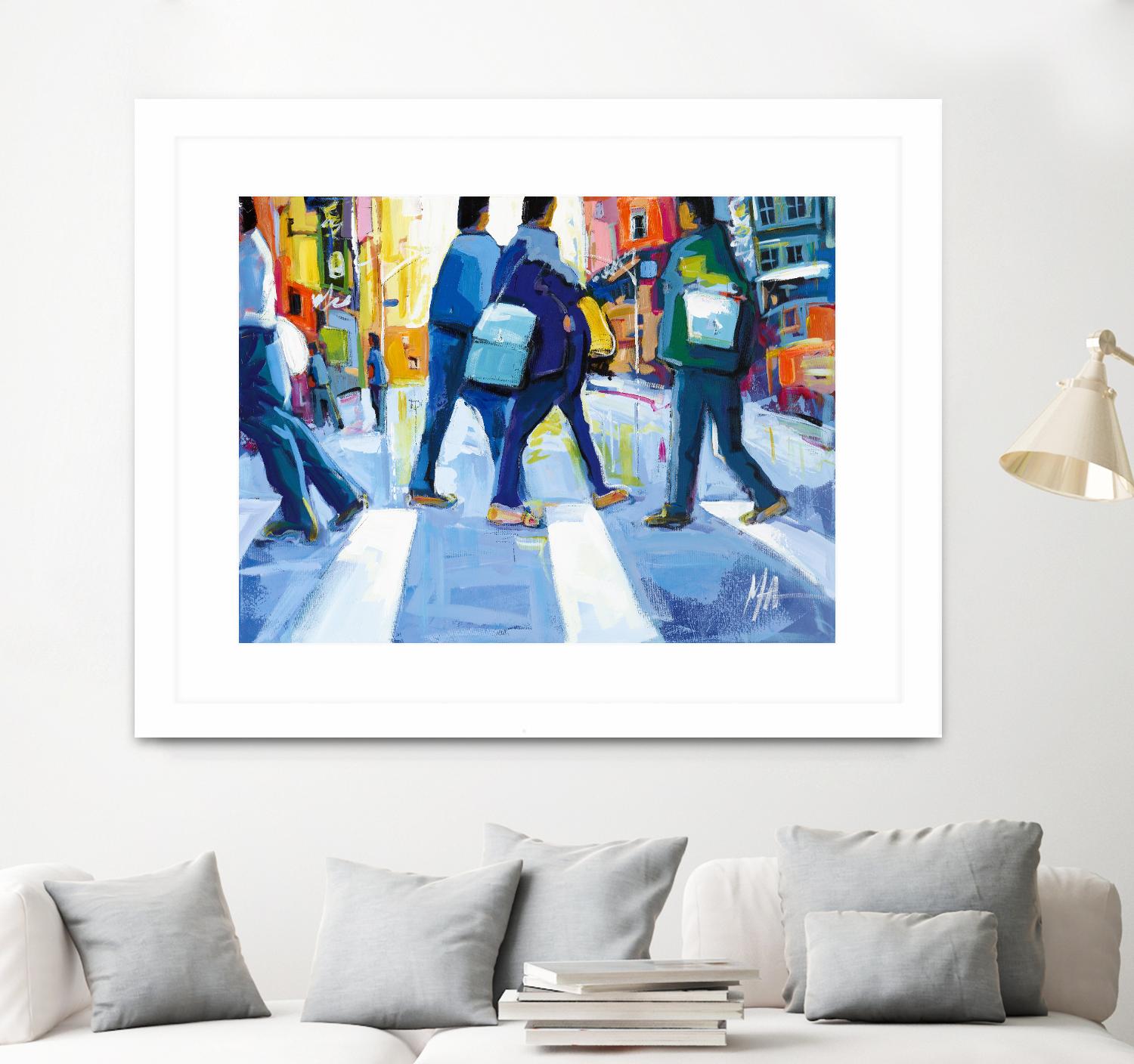 Go City III by Marc Archambault on GIANT ART - green city scene