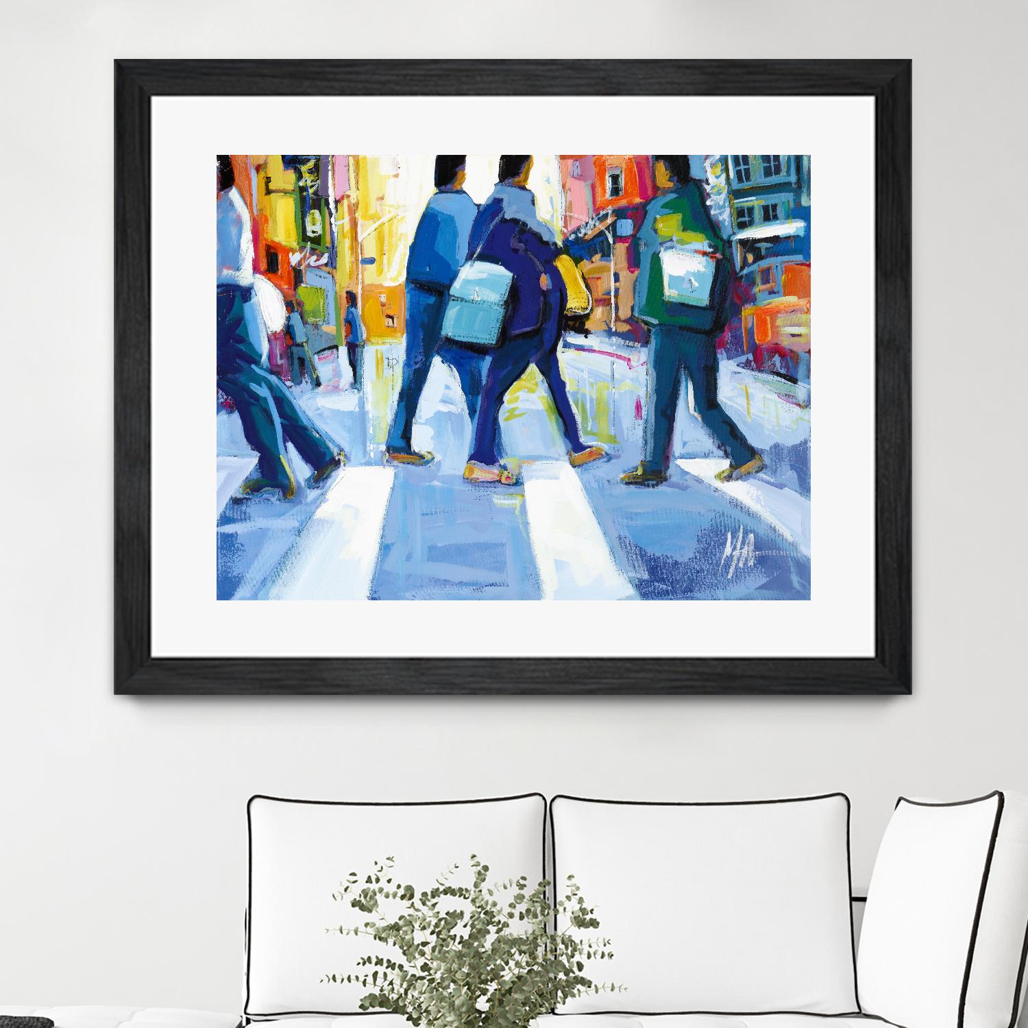 Go City III by Marc Archambault on GIANT ART - green city scene