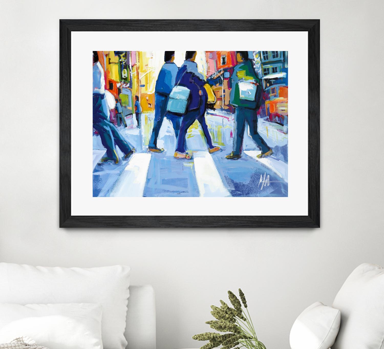 Go City III by Marc Archambault on GIANT ART - green city scene