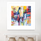 Velo City by Marc Archambault on GIANT ART - pink city scene