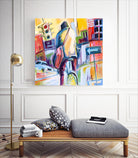 Velo City by Marc Archambault on GIANT ART - pink figurative bicycle