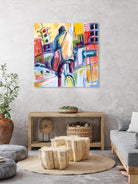 Velo City by Marc Archambault on GIANT ART - pink figurative bicycle