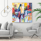 Velo City by Marc Archambault on GIANT ART - pink figurative bicycle