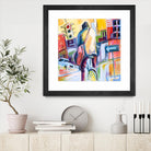 Velo City by Marc Archambault on GIANT ART - pink city scene