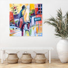 Velo City by Marc Archambault on GIANT ART - pink figurative bicycle