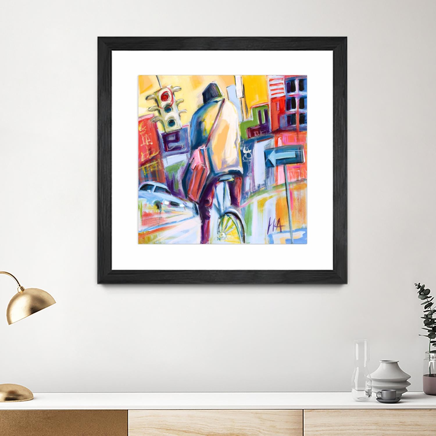 Velo City by Marc Archambault on GIANT ART - pink city scene