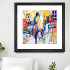 Velo City by Marc Archambault on GIANT ART - pink city scene