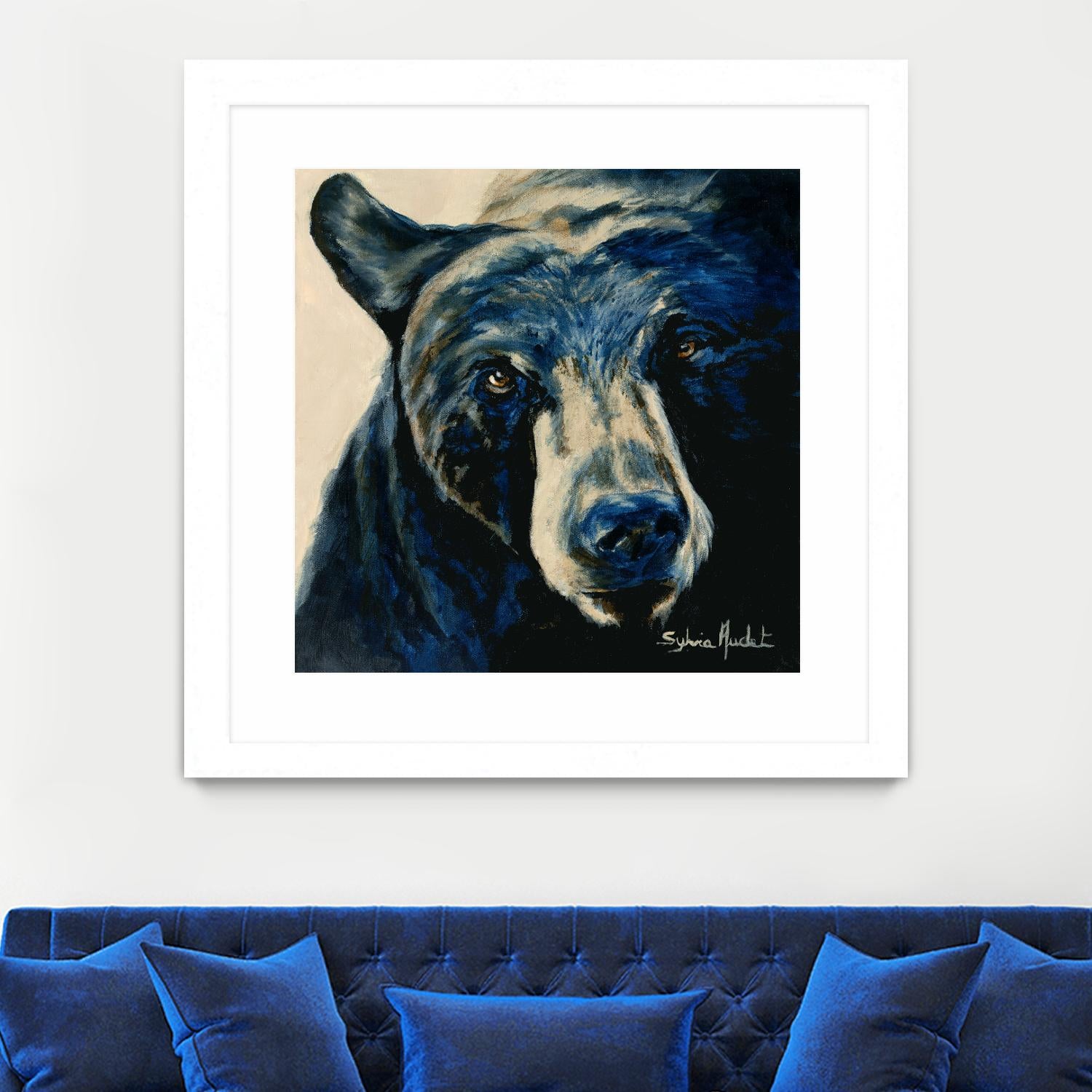 Ours brun by Sylvia Audet on GIANT ART - white animals