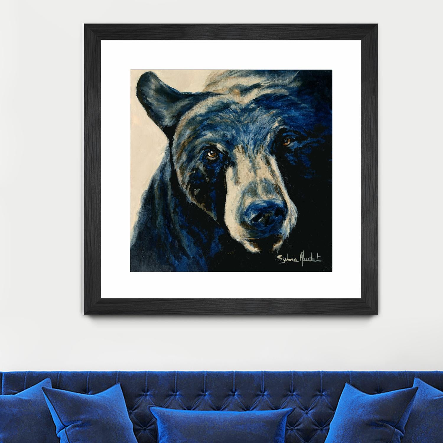 Ours brun by Sylvia Audet on GIANT ART - white animals