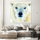 Ours polaire by Sylvia Audet on GIANT ART - yellow animals