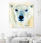 Ours polaire by Sylvia Audet on GIANT ART - yellow animals