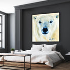 Ours polaire by Sylvia Audet on GIANT ART - yellow animals