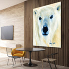 Ours polaire by Sylvia Audet on GIANT ART - yellow animals