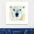 Ours polaire by Sylvia Audet on GIANT ART - yellow animals