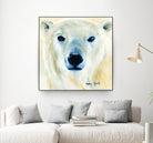 Ours polaire by Sylvia Audet on GIANT ART - yellow animals