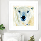 Ours polaire by Sylvia Audet on GIANT ART - yellow animals