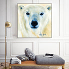 Ours polaire by Sylvia Audet on GIANT ART - yellow animals