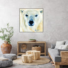 Ours polaire by Sylvia Audet on GIANT ART - yellow animals