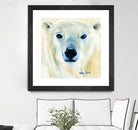 Ours polaire by Sylvia Audet on GIANT ART - yellow animals