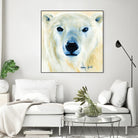 Ours polaire by Sylvia Audet on GIANT ART - yellow animals