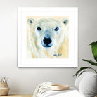 Ours polaire by Sylvia Audet on GIANT ART - yellow animals