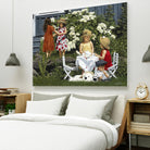 Golden Party by Sarah Fecteau on GIANT ART - red naive