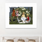 Golden Party by Sarah Fecteau on GIANT ART - red naive