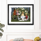 Golden Party by Sarah Fecteau on GIANT ART - red naive