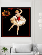 Grand Ballet by Archive on GIANT ART - red vintage