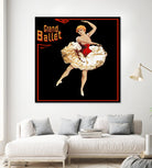 Grand Ballet by Archive on GIANT ART - red vintage
