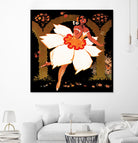 Fête des Narcisses by Archive on GIANT ART - orange vintage