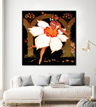 Fête des Narcisses by Archive on GIANT ART - orange vintage