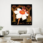 Fête des Narcisses by Archive on GIANT ART - orange vintage