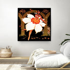 Fête des Narcisses by Archive on GIANT ART - orange vintage